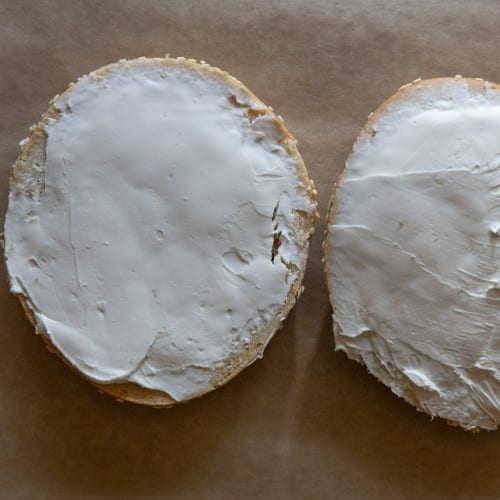 Bagel with Tofutti.