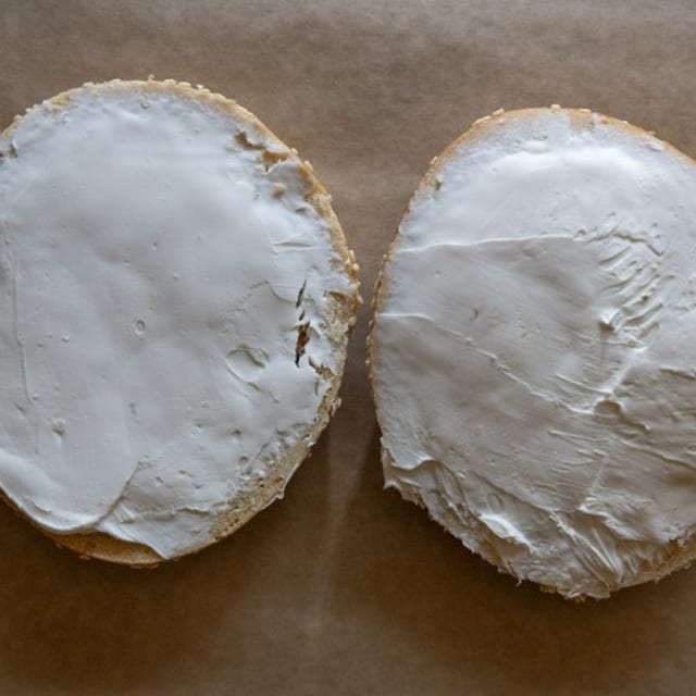 Bagel with Tofutti (Plain).