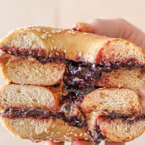 PB and Locally Made J Sandwich.
