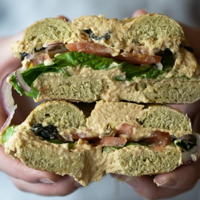 Hanks Harvest Veggie Sandwich.
